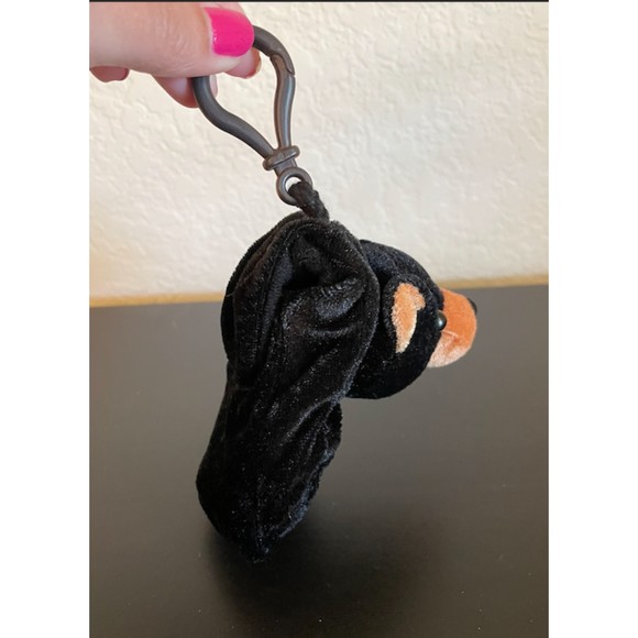 NEW - Bear Charm Keychain with Pouch-Purse Charm, Airpod Case, Mini Catchall - Picture 7 of 11